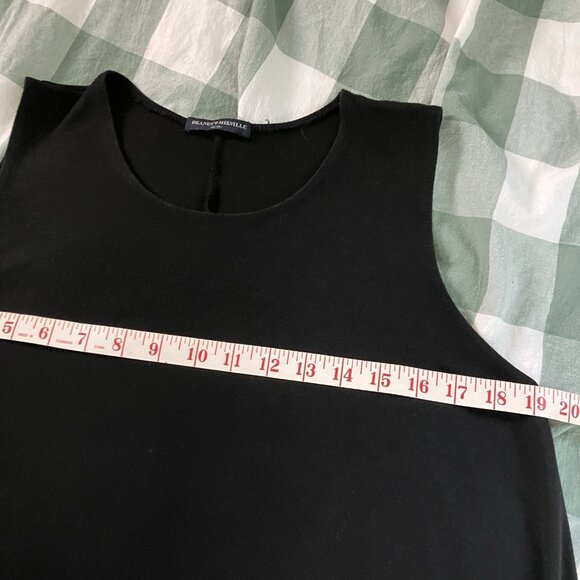 Brandy Melville Black Swing Mini Dress Womens Neutral Classic Basics - Picture 7 of 7